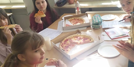 Dzień pizzy w klasie 4B 