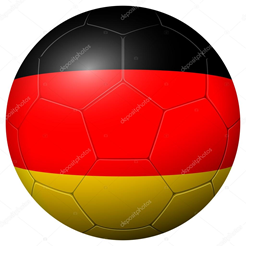 piłka w barwach państwowych Niemiec